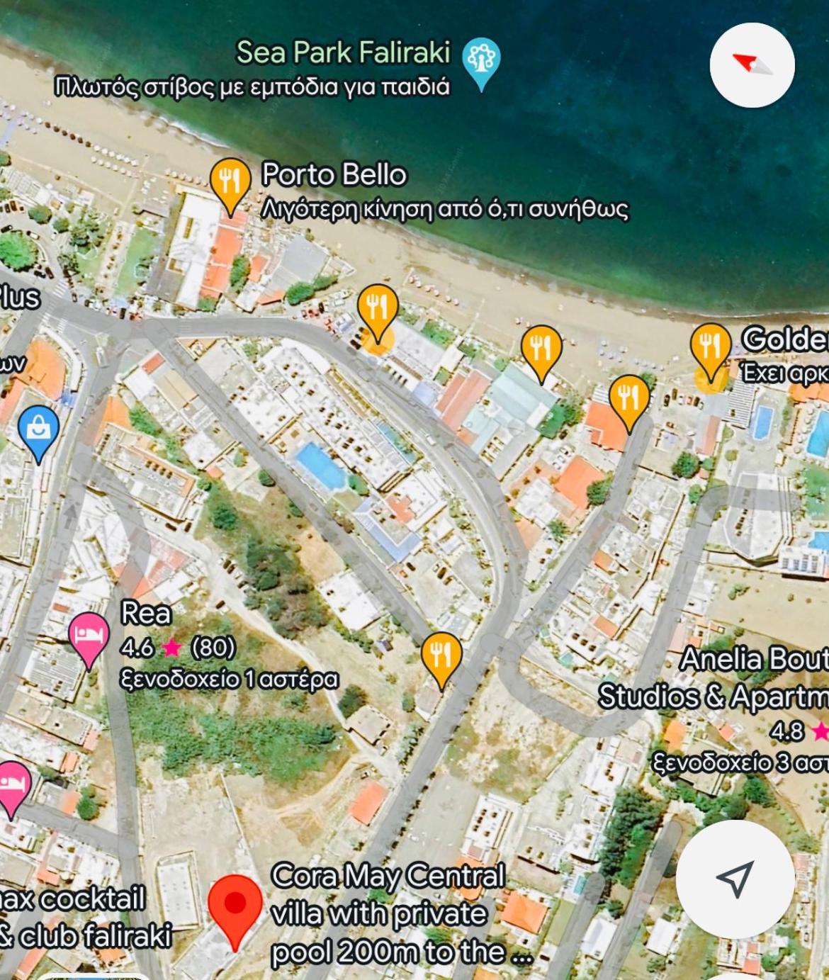 Cora May Central Villa With Private Pool 200M To The Beach Faliraki Luaran gambar